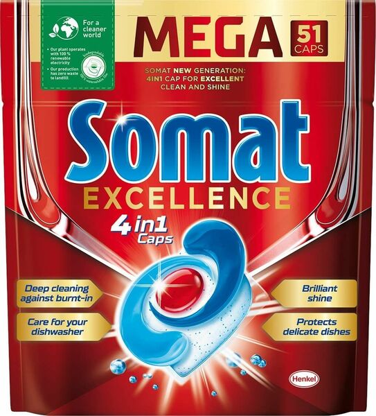 Somat Excellence 4v1 Tablety do myčky 51ks porovnat ceny