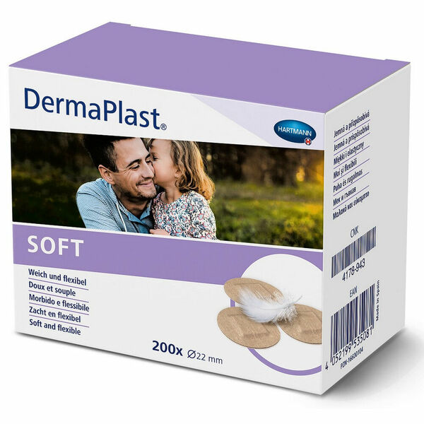 HARTMANN Dermaplast rychloobvaz soft spots kulaté 200 ks porovnat ceny