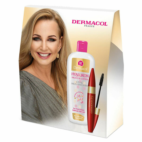 DERMACOL Obsesion Hyaluron Řasenka 9 ml + micelární voda 400 ml Dárkové balení porovnat ceny