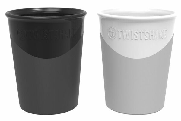 Twistshake  Kelímek 2x 170ml 6+m Černá a bílá porovnat ceny