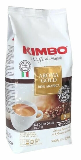 Kimbo Aroma Gold 100% Arabica - zrnková 1000 g porovnání ceny