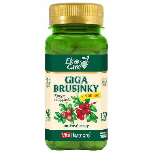 VitaHarmony, s.r.o.  VitaHarmony VE Giga Brusinky 7.700 mg, 150ks porovnat ceny