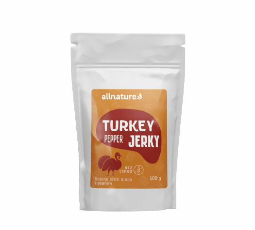 Allnature TURKEY pepper Jerky 100g porovnat ceny