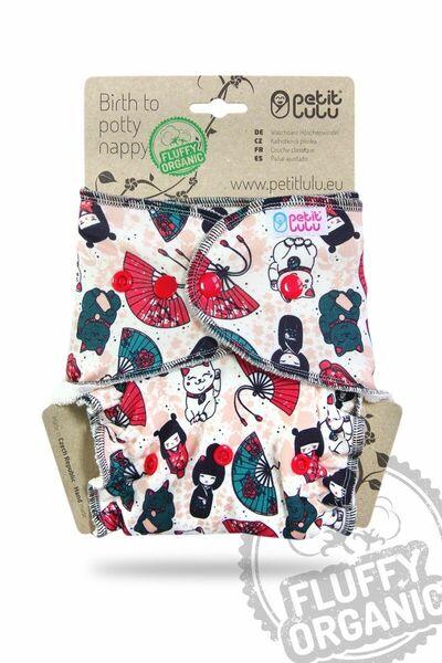 Petit Lulu Maxi/noční pleny PLUS Fluffy Organic patentky - Japonské panenky porovnat ceny