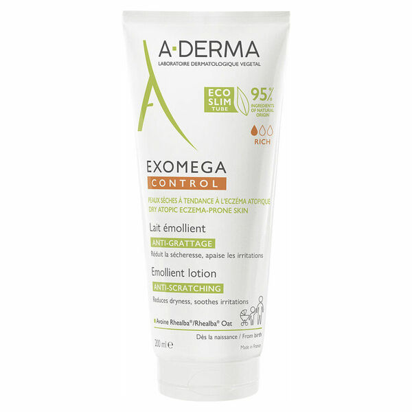 A-DERMA Exomega Control Emolienční mléko 200 ml porovnat ceny
