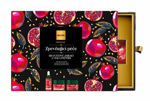 Weleda Prémiová zpevňující péče Granátové jablko a Maca-Peptidy set 3 ks porovnání ceny