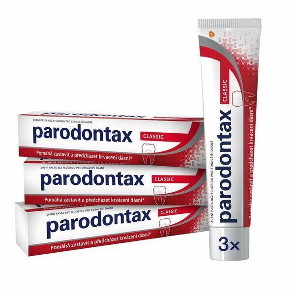 Parodontax Classic zubní pasta 75ml 3ks porovnat ceny