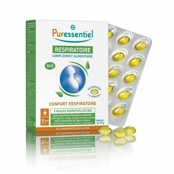 PURESSENTIEL Kapsle BIO 9 esenciálních olejů 30 kapslí porovnat ceny