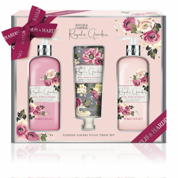 Baylis & Harding Sada péče o ruce růže, vlčí mák & vanilka 3 ks porovnat ceny