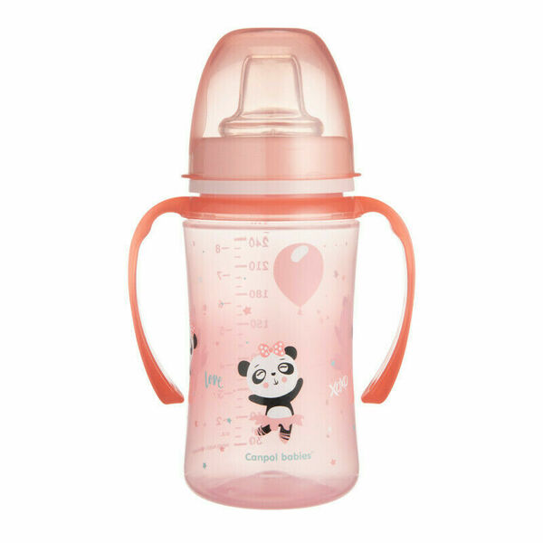 Canpol babies Tréninkový hrníček 240 ml růžový porovnat ceny