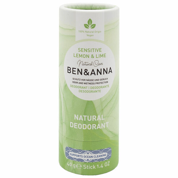 BEN & ANNA Lemon & LimeTuhý deodorant sensitive 40 g porovnat ceny