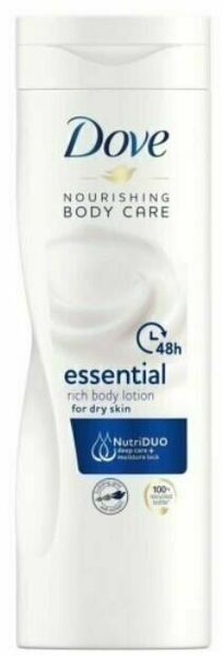Dove Essential hydratační tělové mléko pro suchou pokožku 400ml porovnat ceny