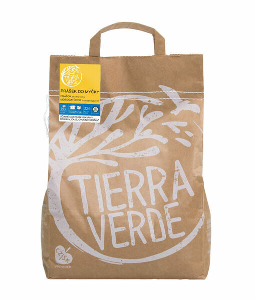 Tierra Verde Prášek do myčky na nádobí papírový pytel 5 kg porovnat ceny