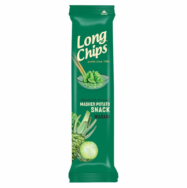 LONG CHIPS Bramborový snack wasabi 75 g porovnat ceny