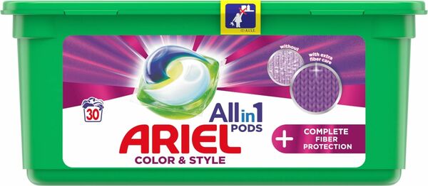 Ariel gelové kapsle Fiber Protection 30ks porovnat ceny