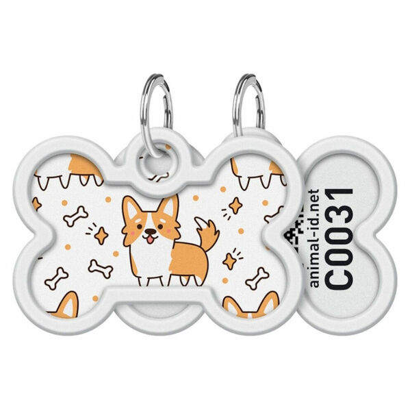 WAUDOG Identifikační známka QR kost Corgi 1 ks porovnat ceny