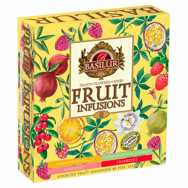 BASILUR Fruit infusions assorted II. ovocné čaje 40 sáčků porovnat ceny
