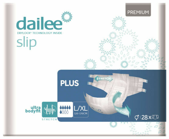Dailee Zalepovací kalhotky Slip Premium Plus L/XL 28ks porovnat ceny