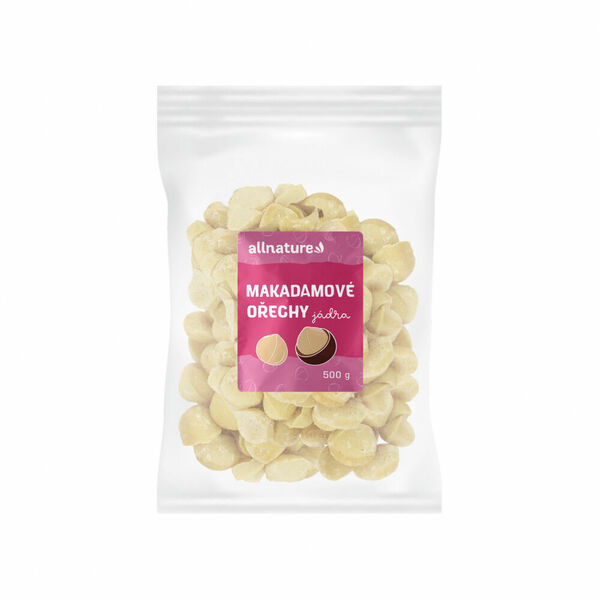 ALLNATURE Makadamové ořechy 500 g porovnat ceny