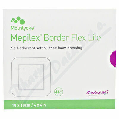 MEPILEX BORDER FLEX LITE samolepící pěnové krytí 10X10 CM, 5 KS porovnat ceny