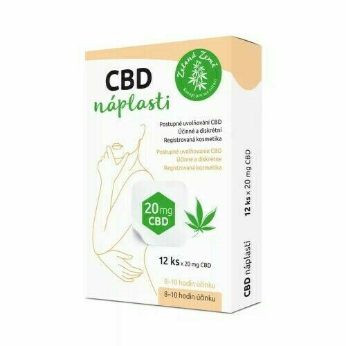 Zelená Země Cbd Náplasti 20mg 12ks porovnat ceny