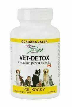 Vet-detox Pro Zdraví Jater A žlučníku 30cps porovnání ceny