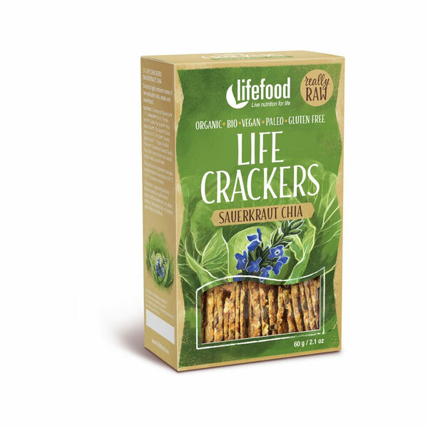 LIFEFOOD Life crackers Zelánky 60 g BIO porovnat ceny