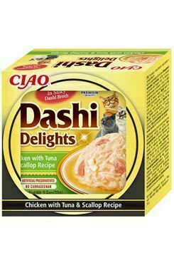 Churu Cat Ciao Dashi Kuře S Tuňákem A Hřebenatkou 70g porovnat ceny