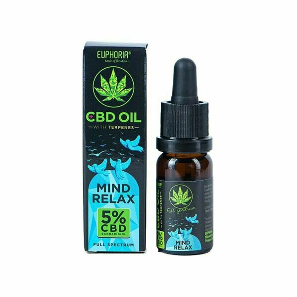 Euphoria CBD olej 5% Mind Relax 10ml porovnat ceny