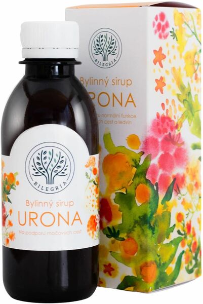 Bilegria URONA bylinný sirup na močové cesty, s brusinkami 200ml porovnat ceny