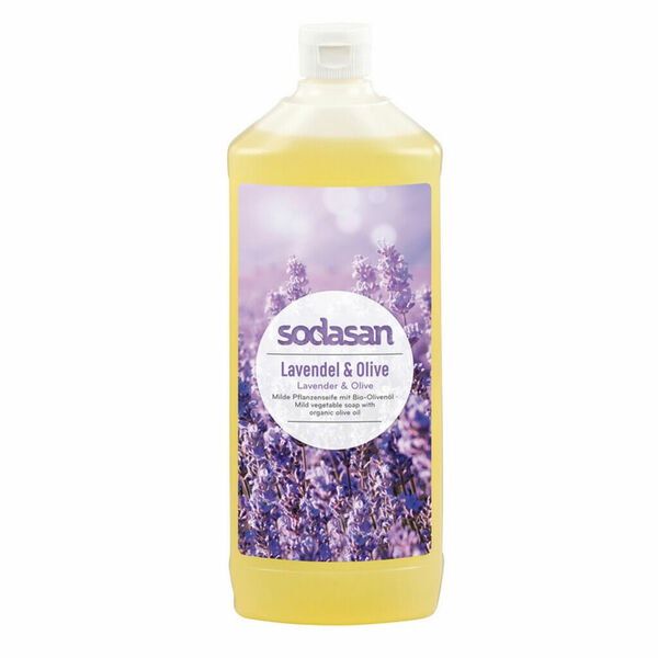 Sodasan Tekuté mýdlo Levandule Oliva 1000 ml porovnat ceny