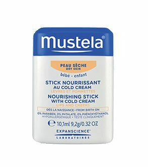 Mustela Vyživující tyčinka obohacená o cold cream na suchou pokožku 10 ml porovnat ceny