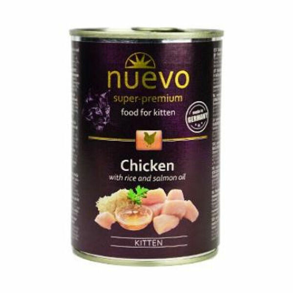 NUEVO kuře konzerva pro koťata 400 g porovnat ceny