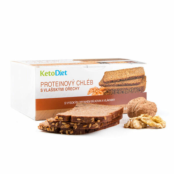 KETODIET Proteinový chléb s vlašskými ořechy 7 porcí porovnat ceny