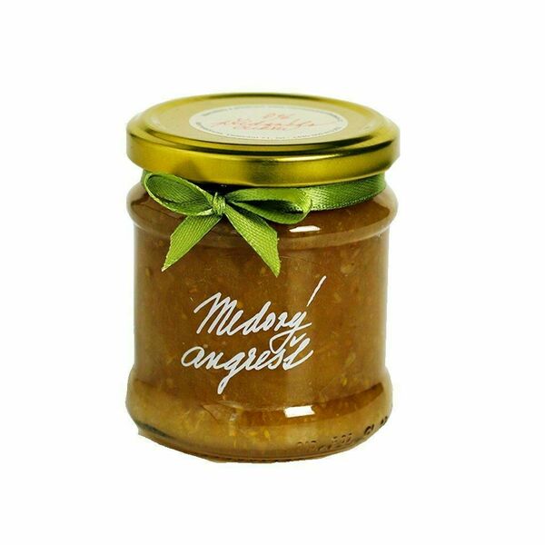 Marmelády s příběhem Angreštový džem s medem 205 g porovnat ceny