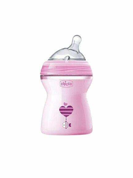 Chicco Láhev kojenecká Natural Feeling 250ml, dívka 2m+ porovnat ceny