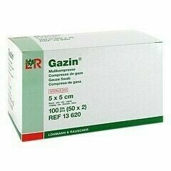 Lohmann&Rauscher  Gáza hydrofil.skl.kompr.ster.Gazin 5x5cm/100ks porovnat ceny