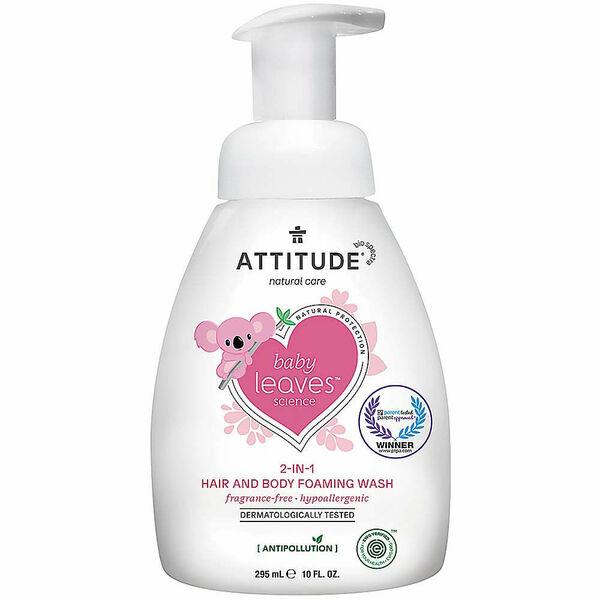 ATTITUDE Baby leaves Dětská mycí pěna 2 v 1 bez vůně 295 ml porovnat ceny