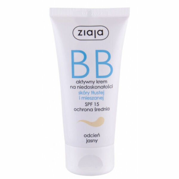 ZIAJA BB krém pro mastnou a smíšenou pleť SPF 15 světlý odstín 50 ml porovnat ceny