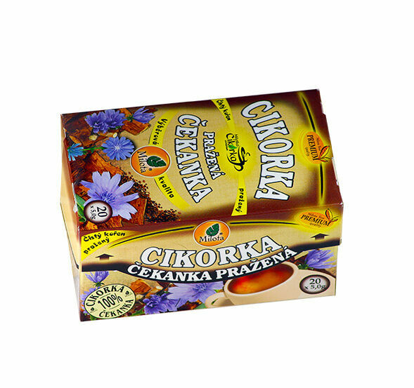 Milota Cikorka čekanka pražená nálevové sáčky 20x5 g porovnání ceny