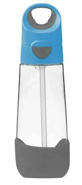B.box Lahev na pití s brčkem modrá/šedá 600ml porovnat ceny