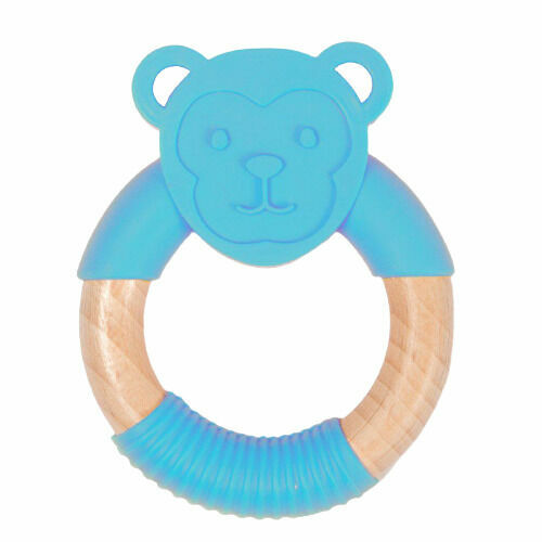 Bo Jungle Kousátko B-TEETHER ANIMAL WOOD Blue Monkey porovnat ceny