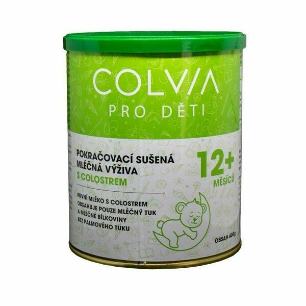 COLVIA Pokračovací sušená mléčná výživa s colostrem 12+ měsíců 400 g porovnat ceny