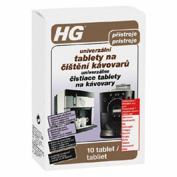 HG Tablety čištění kávovarů 10 ks porovnat ceny