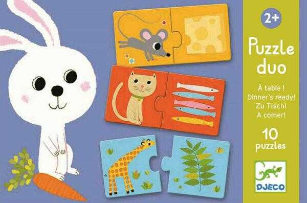 Djeco Duo Puzzle Co bude dnes k obědu? porovnat ceny