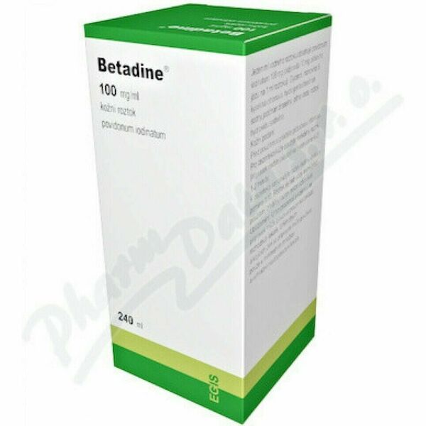 Betadine kožní roztok 240ml porovnat ceny