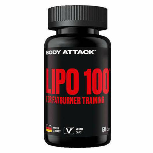 BODY ATTACK Lipo 100 fat burner 60 kapslí porovnání ceny