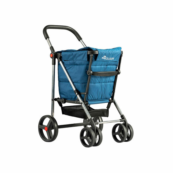 Rolser Basket Polar 4Big 58 l skládací nákupní vozík na kolečkách modrý porovnat ceny