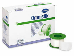 Náplast Omnisilk bílé hedvábí 2.5cmx5m 1ks porovnat ceny