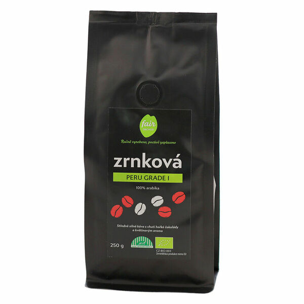 FAIROBCHOD Zrnková káva Peru Grade BIO 1250 g porovnat ceny